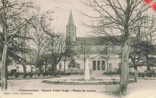 AK / Ansichtskarte Castelnaudary Carcassonne 11 Aude Square Victor Hugo Palais de Justice