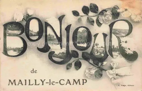 AK / Ansichtskarte Mailly-le-Camp Mailly-sur-Aube Troyes 10 Aube Vue partielle