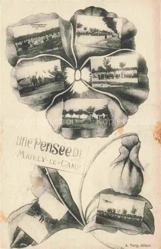 AK / Ansichtskarte Mailly-le-Camp Mailly-sur-Aube Troyes 10 Aube Vue partielle