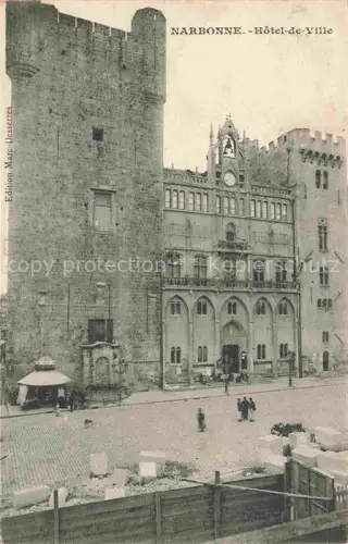 AK / Ansichtskarte NARBONNE 11 Aude Hotel de Ville