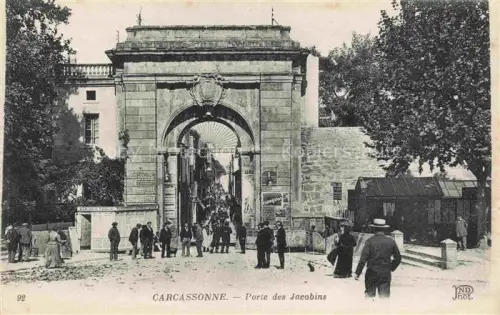AK / Ansichtskarte CARCAssONNE 11 Aude Porte des Jacobins