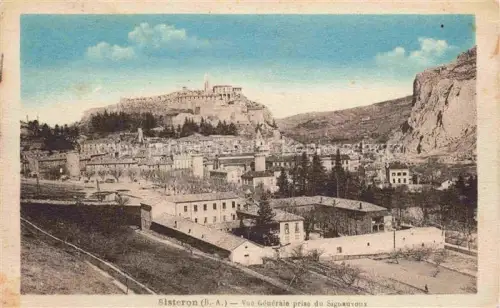AK / Ansichtskarte Sisteron 04 Alpes-de-Haute-Provence Vue generale prise du Signauvoux