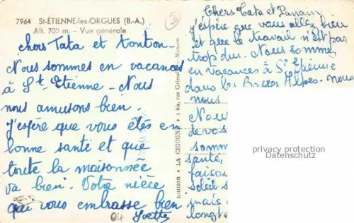 AK / Ansichtskarte St-Etienne-les-Orgues Forcalquier 04 Alpes-de-Haute-Provence Vue generale