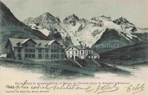 AK / Ansichtskarte Le Lautaret 2075m 04 Alpes-de-Haute-Provence et Glacier de l'Homme