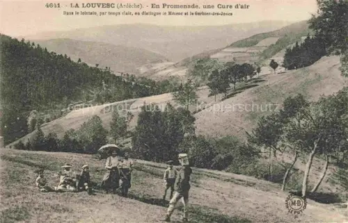AK / Ansichtskarte La Louvesc Tournon 07 Ardeche En Promenade une Cure d'air