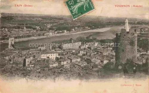 AK / Ansichtskarte Tain Tournon-sur-Rhone TOURNON 07 Ardeche Vue generale