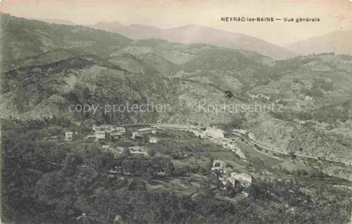 AK / Ansichtskarte Neyrac-les-Bains Meyras Largentiere 07 Ardeche Vue generale aerienne