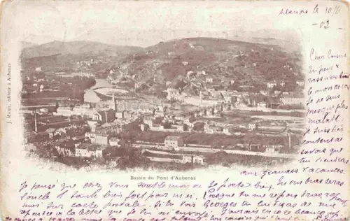 AK / Ansichtskarte Aubenas-en-Vivarais Largentiere 07 Ardeche Bassin du Pont d'Aubenas