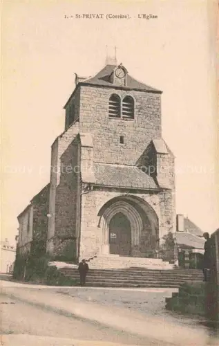 AK / Ansichtskarte St-Privat Tulle 19 Correze Eglise Kirche