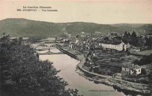 AK / Ansichtskarte Argentat Tulle 19 Correze Vue générale