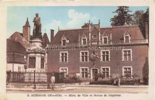 AK / Ansichtskarte Auxonne DIJON 21 Cote-d Or Hôtel de Ville et Statue de Napoléon Monument