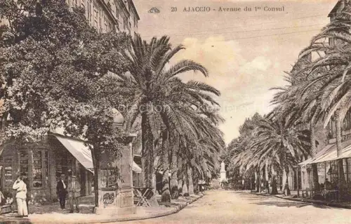 AK / Ansichtskarte AJACCIO 2A Corse-du-Sud Avenue du 1er Consul