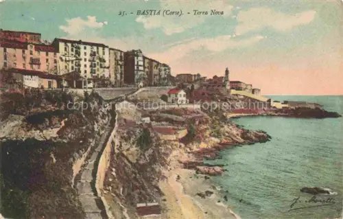 AK / Ansichtskarte BASTIA 2B Haute-Corse Terra Nova Moretti Kuenstlerkarte