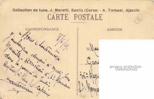 AK / Ansichtskarte BASTIA 2B Haute-Corse Terra Nova Moretti Kuenstlerkarte