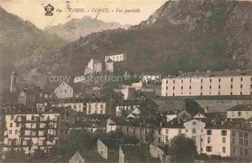 AK / Ansichtskarte Corte 2B Haute-Corse Vue partielle