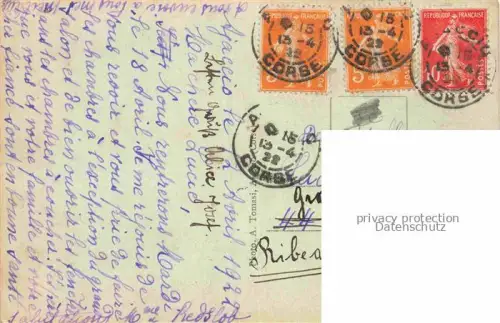 AK / Ansichtskarte Corte 2B Haute-Corse Vue partielle