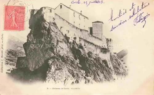 AK / Ansichtskarte Corte 2B Haute-Corse La Citadelle