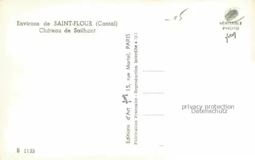 AK / Ansichtskarte Saint-Flour 15 Cantal Château de Sailhant