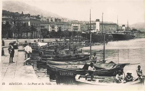 AK / Ansichtskarte AJACCIO 2A Corse-du-Sud Le port et la ville