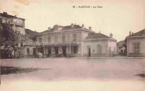 AK / Ansichtskarte AJACCIO 2A Corse-du-Sud La gare Bahnhof