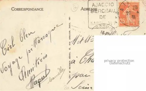 AK / Ansichtskarte AJACCIO 2A Corse-du-Sud Le Cours Napoléon
