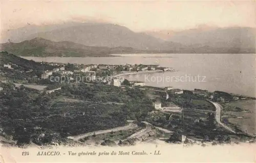 AK / Ansichtskarte AJACCIO 2A Corse-du-Sud Vue générale prise du Mont Cacalo