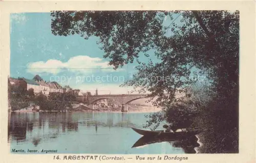 AK / Ansichtskarte Argentat Tulle 19 Correze Vue sur la Dordogne