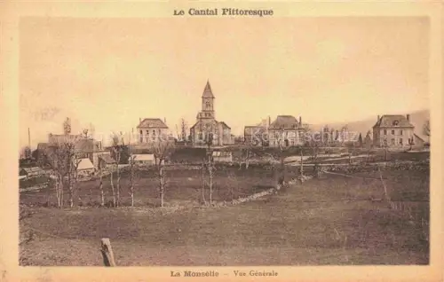 AK / Ansichtskarte La Monselie Mauriac 15 Cantal Vue générale et l'église
