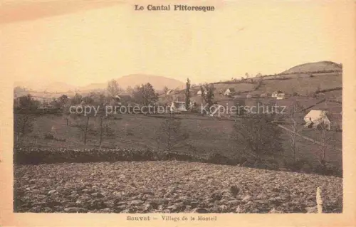 AK / Ansichtskarte Sauvat Mauriac 15 Cantal Vue générale village du Monteil