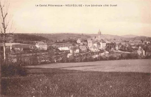 AK / Ansichtskarte Neuveglise Saint-Flour 15 Cantal Vue générale côté ouest