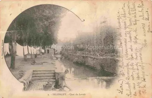 AK / Ansichtskarte Selongey DIJON 21 Cote-d Or Quai du Lavoir