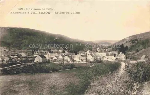 AK / Ansichtskarte Val-Suzon DIJON 21 Cote-d Or Vue générale du bas du village