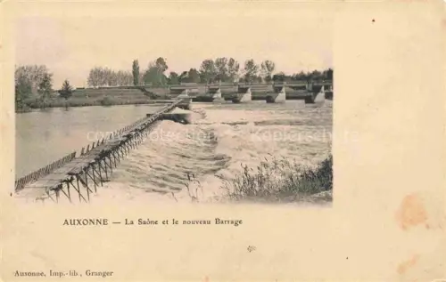 AK / Ansichtskarte Auxonne DIJON 21 Cote-d Or La Saône et le nouveau barrage