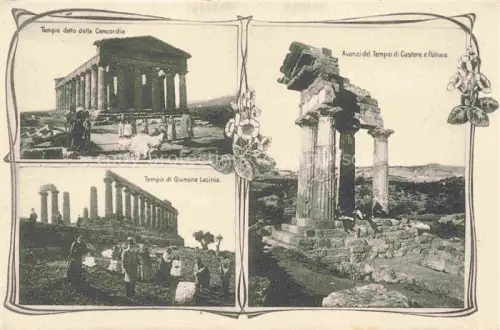 AK / Ansichtskarte Girgenti Agrigento Sicilia IT Tempel