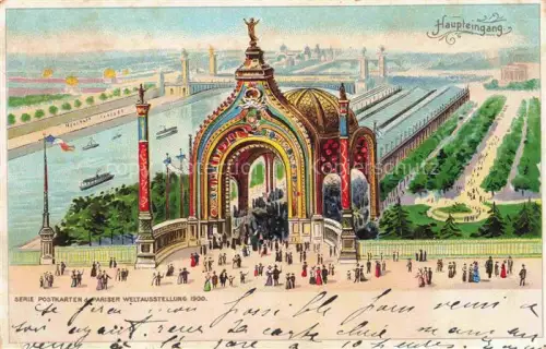 AK / Ansichtskarte Exposition Paris 1900 Exposition Universelle Litho 