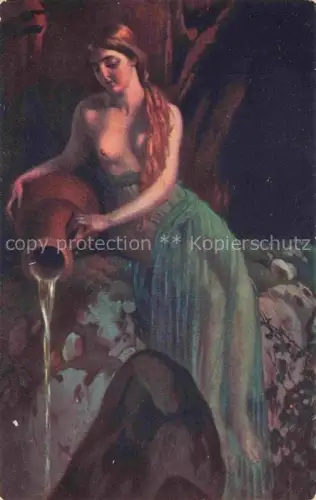 AK / Ansichtskarte COURTEN Kuenstlerkarte Pramen Die Quelle 