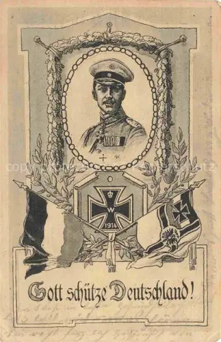 AK / Ansichtskarte Wilhelm II Adel Preussen Monarchie Eisernes kreuz 