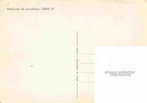 AK / Ansichtskarte Wasserflugzeug Aviatik Flugwesen Hydravion de Surveillance Loire 130