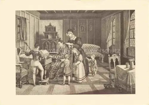 AK / Ansichtskarte Luther Martin Klavier Kinder 400 Jahr Feier der Protestation Zu Speyer 