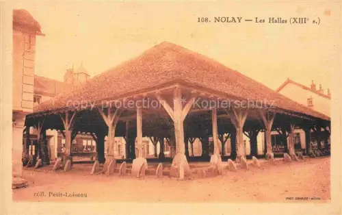 AK / Ansichtskarte Nolay BEAUNE 21 Cote-d Or Les Halles XIIIe siècle