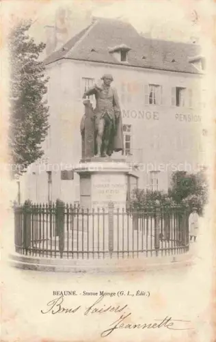 AK / Ansichtskarte BEAUNE 21 Cote-d Or Statue Monge Monument