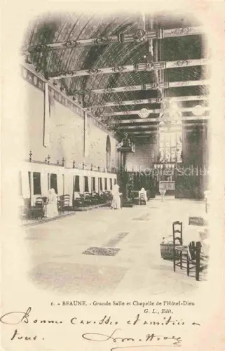 AK / Ansichtskarte BEAUNE 21 Cote-d Or Hôtel Dieu Grande Salle et Chapelle