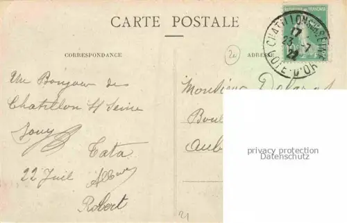 AK / Ansichtskarte Chatillon-sur-Seine Montbard 21 Cote-d Or Vue d'ensemble Eglise St. Vorles