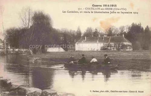 AK / Ansichtskarte Chatillon-sur-Seine Montbard 21 Cote-d Or Les Cordeliers où résida le Généralissime Joffre September 1914