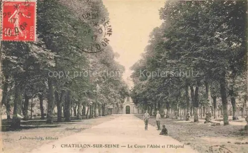 AK / Ansichtskarte Chatillon-sur-Seine Montbard 21 Cote-d Or Le Cours l'Abbé et l'Hôpital