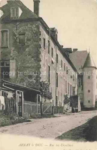 AK / Ansichtskarte Arnay-le-Duc 21 Cote-d Or Rue des Ursulines