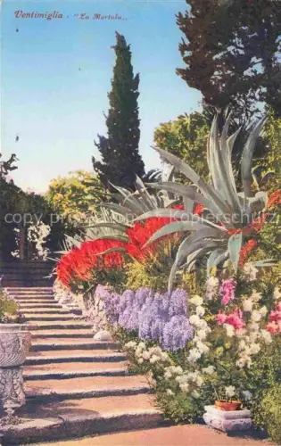 AK / Ansichtskarte VENTIMIGLIA Vintimille Liguria IT La Mortola Botanischer Garten