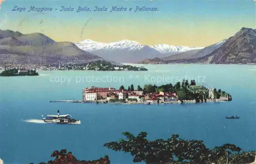 AK / Ansichtskarte Isola-Bella Lago Maggiore IT Panorama Isola Madre e Pallanza