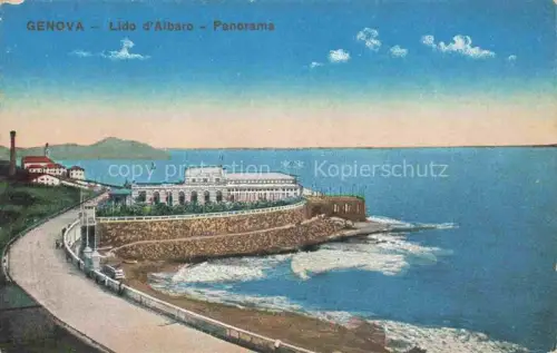 AK / Ansichtskarte GENOVA Genua Liguria IT Panorama Lido d'Albaro