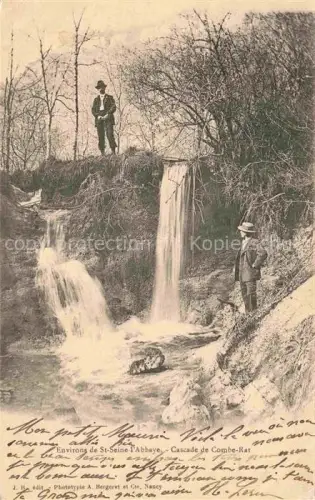 AK / Ansichtskarte St-Seine-l Abbaye DIJON 21 Cote-d Or Cascade de Combe-Rat